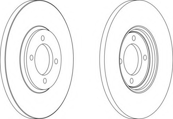 NECTO WN557 Brake Disc